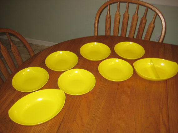 mid century modern bowls