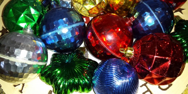 Shiny Brite Christmas ornaments