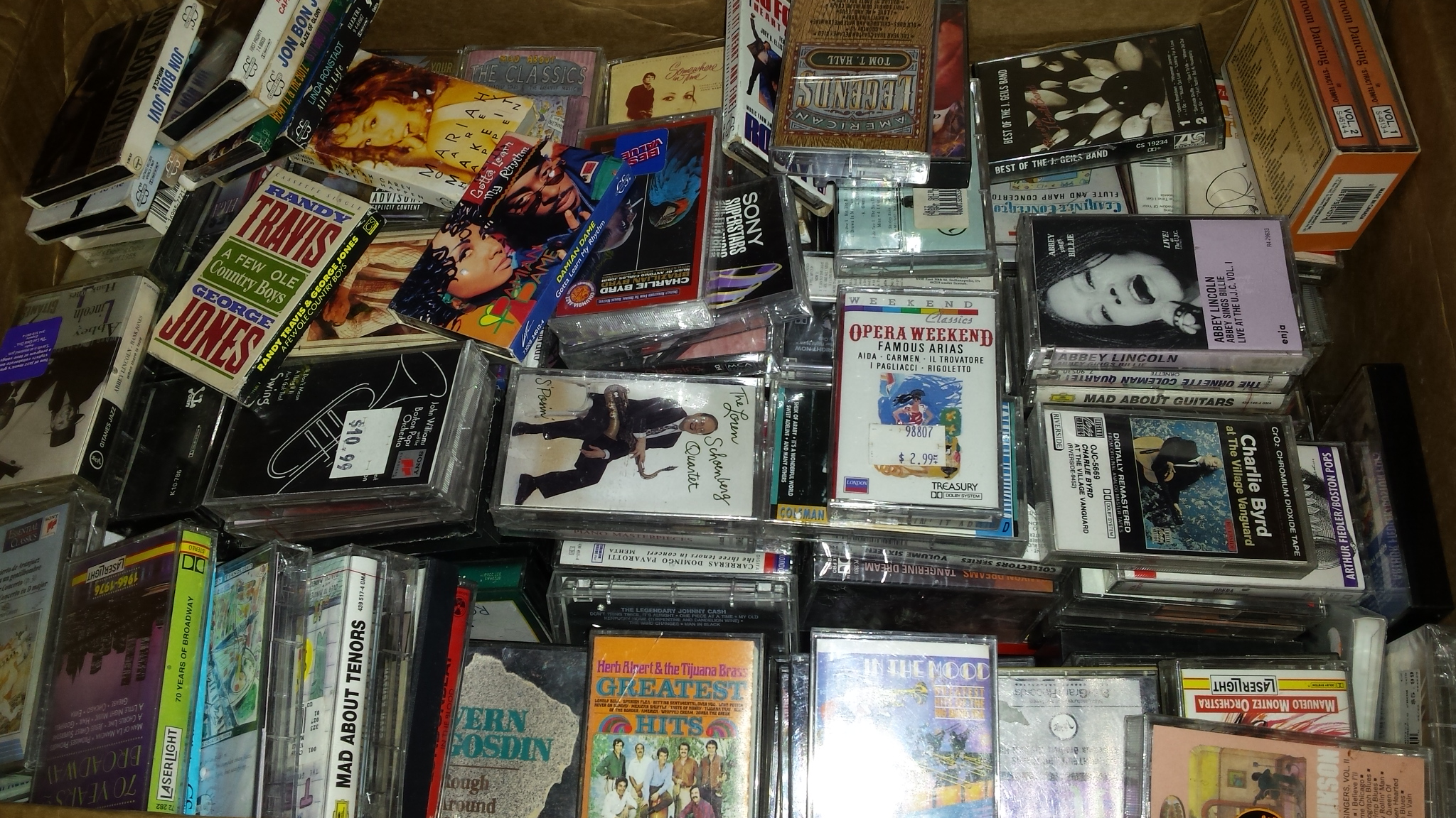 Selling cassettes